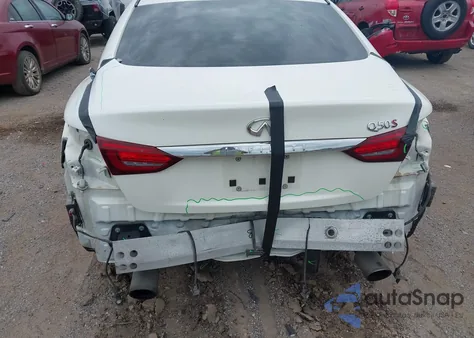 2019 Infiniti Q50 3.0T Red Sport 400 из США, поврежденный, VIN JN1FV7AP1KM760887